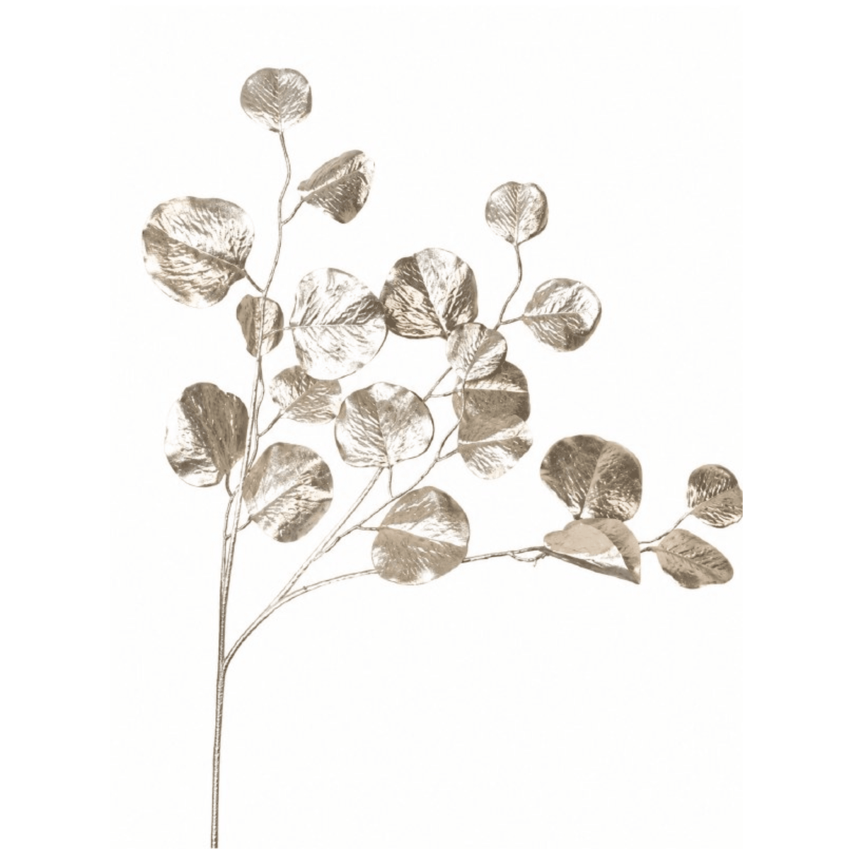 Faux Metallic Champagne Honesty Single Stem Floral Accessories