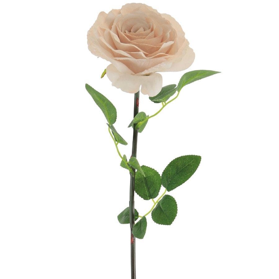 Faux Nude Rose Single Stem Flower Accessories