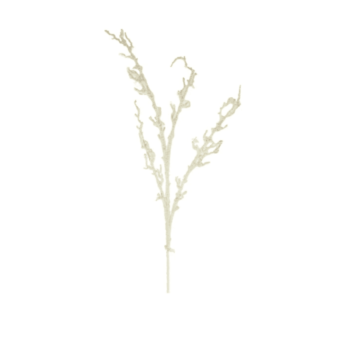 Faux Snowy Single Stem Branch Accessories