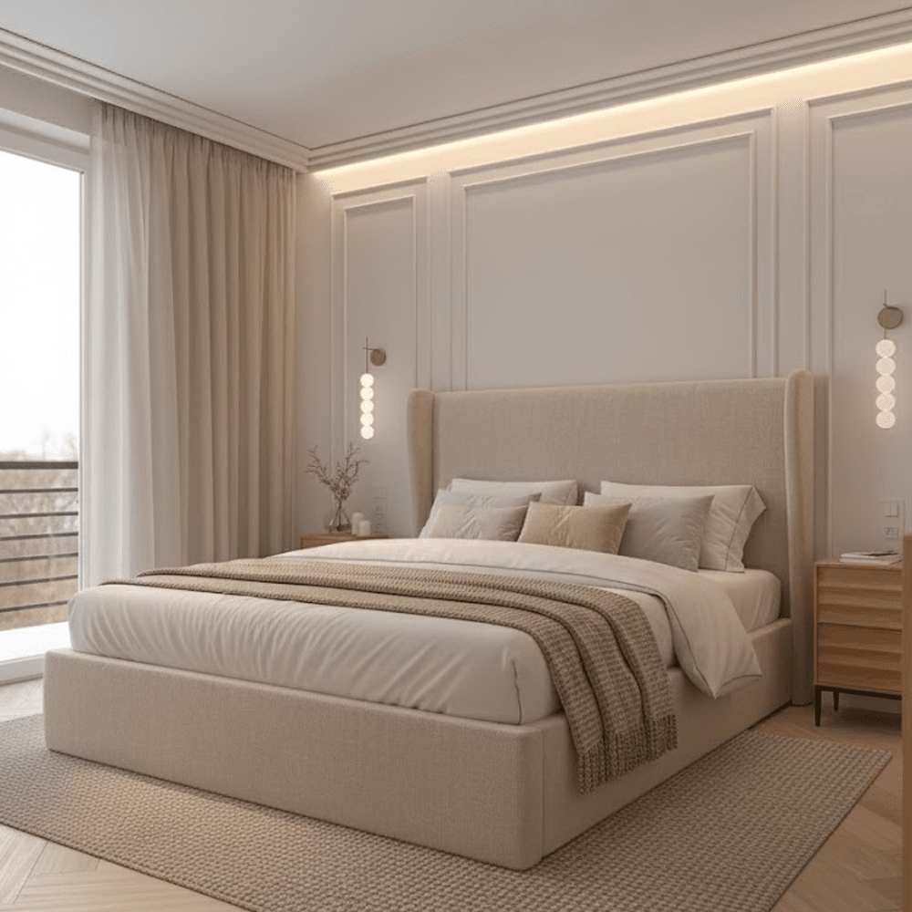 Fia Cashmere Velvet Ottoman Storage Bed