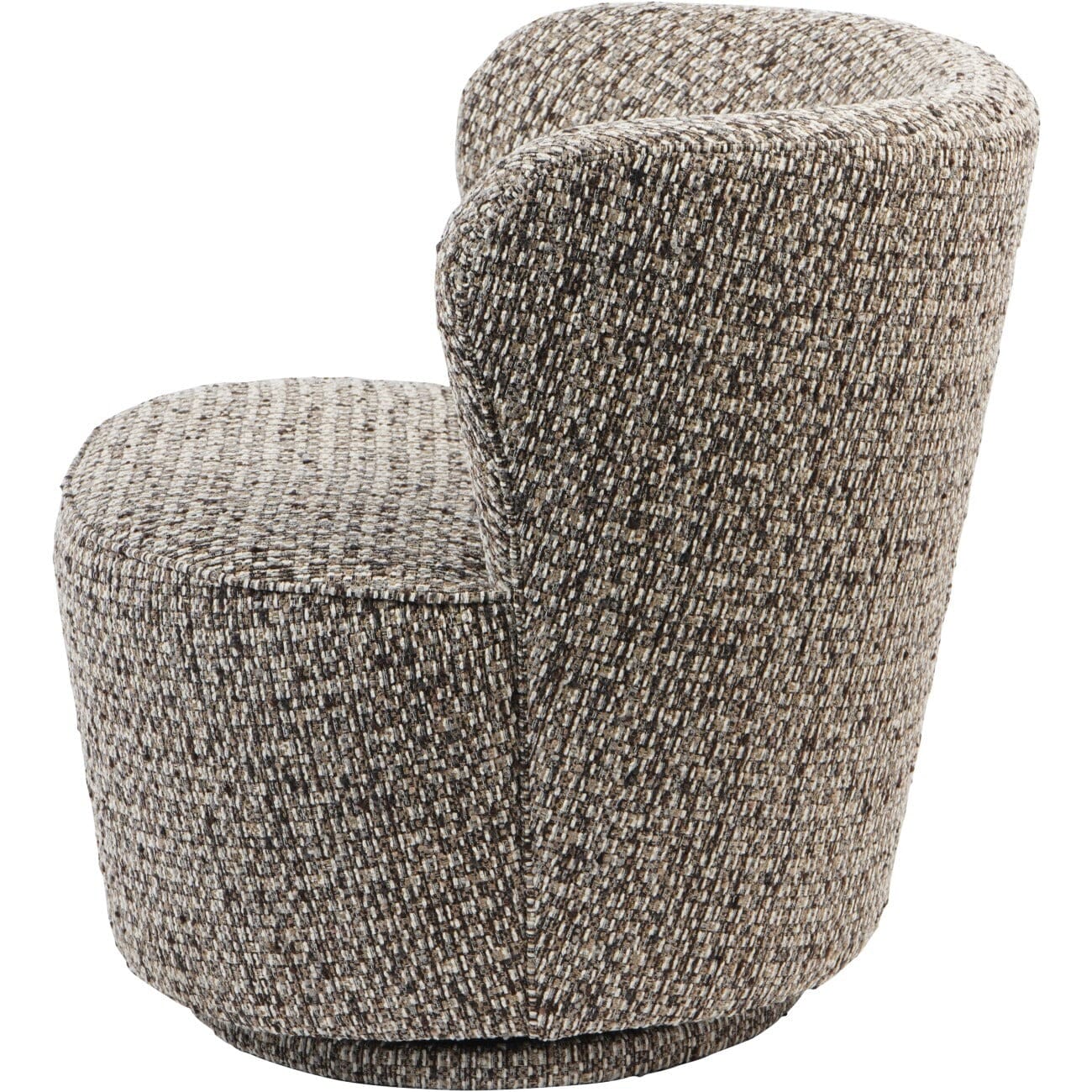 Fjura Grey Speckled Textured Accent Chair Furniture