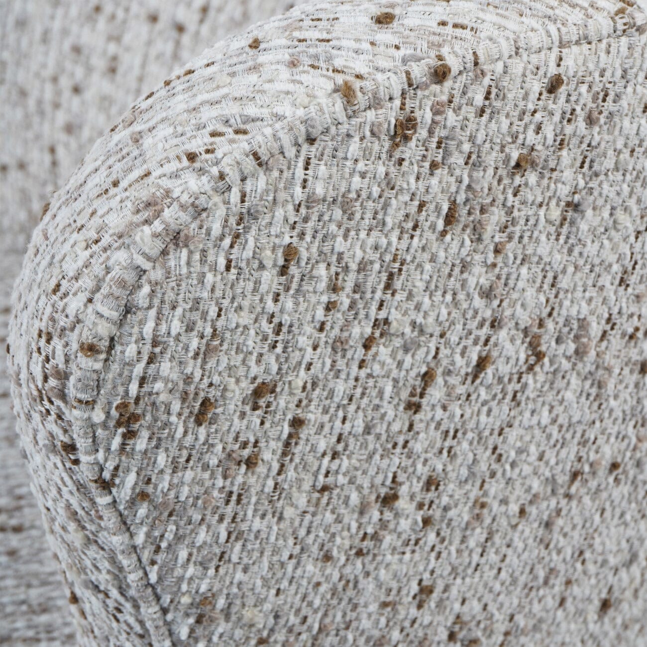 Fjura Natural Speckled Textured Accent Chair Furniture