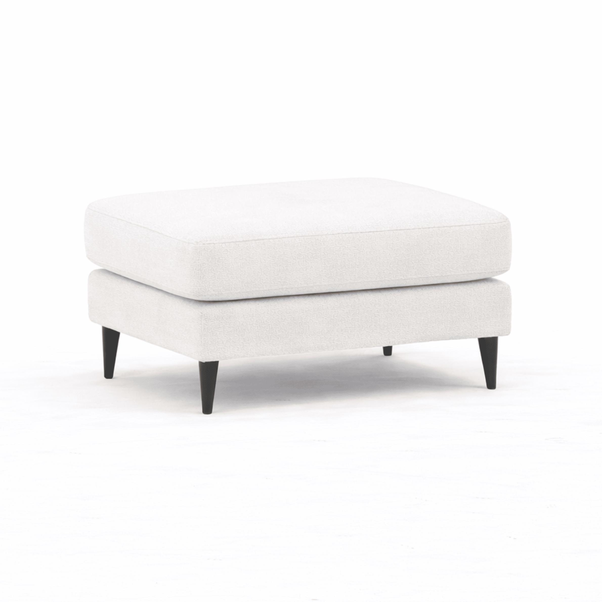 Genevieve Cream Velvet Chair Footstool Sofa