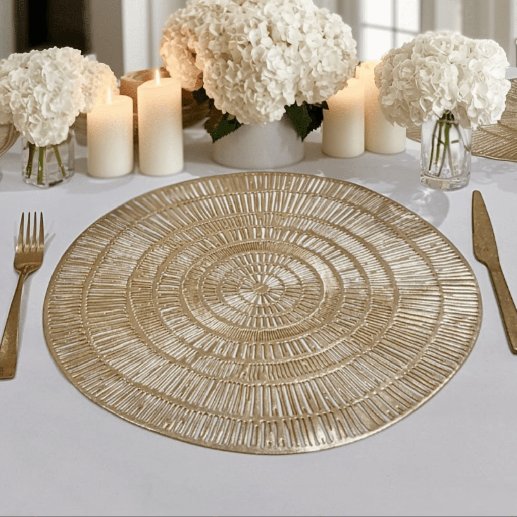 Georgina Gold Textured Placemat Accessories