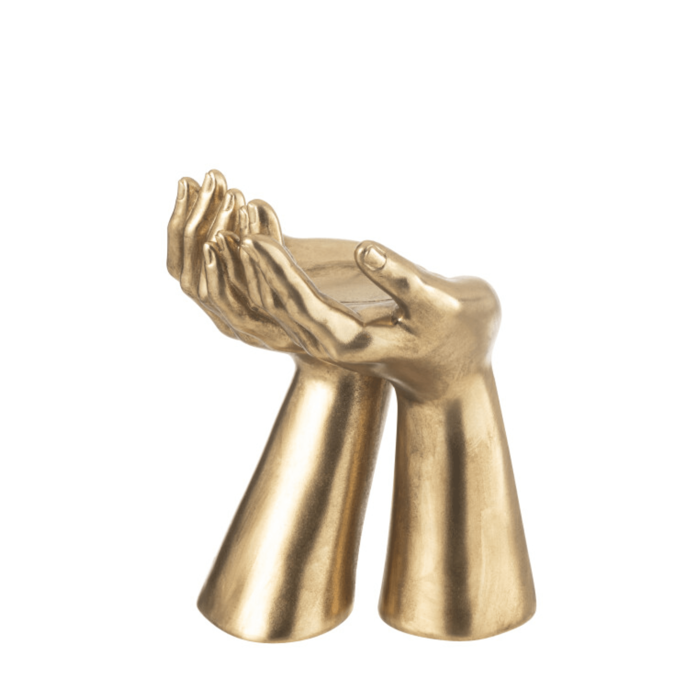 Gold Hands Decorative Candle Holder Accessories