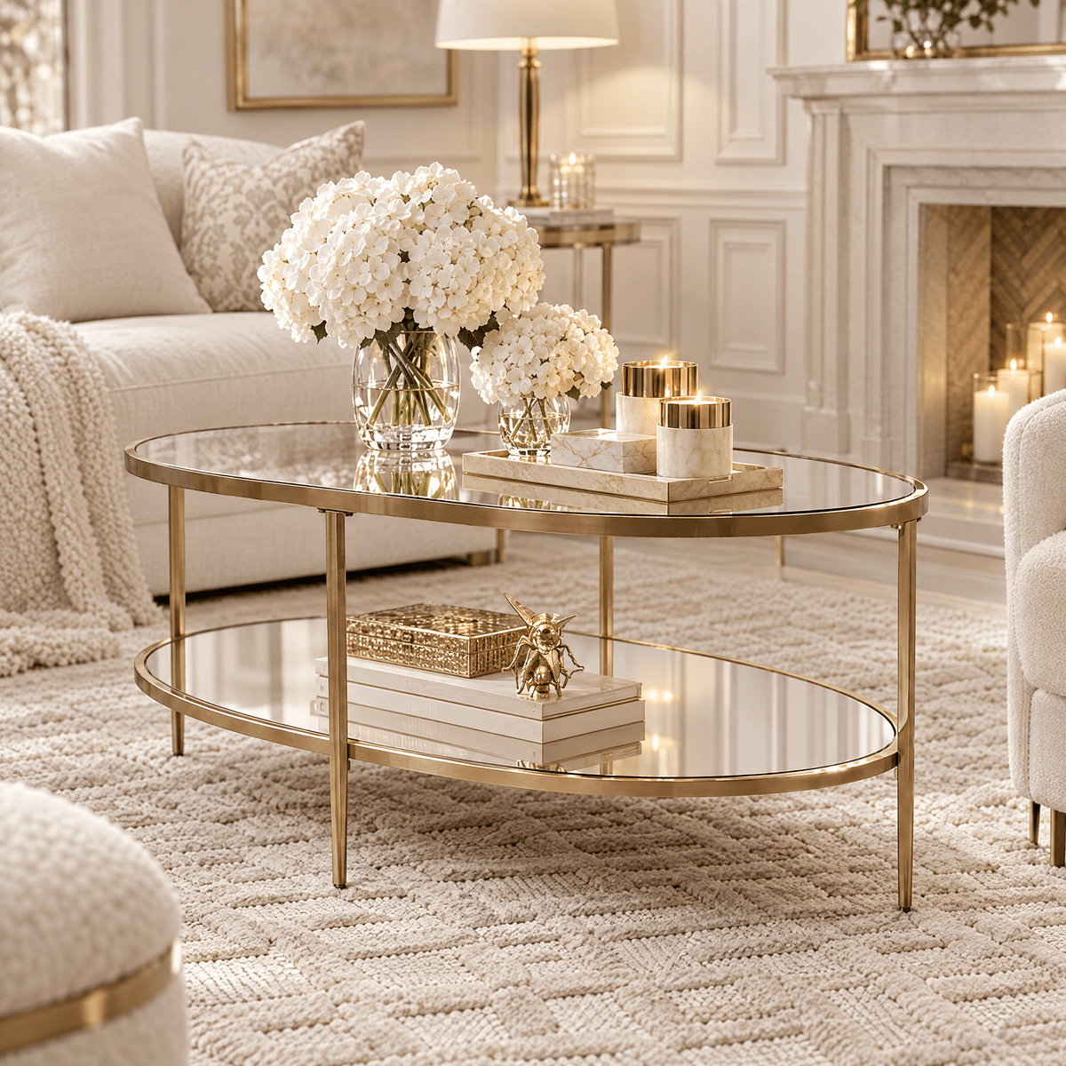 Hamilton Champagne Coffee Table Furniture