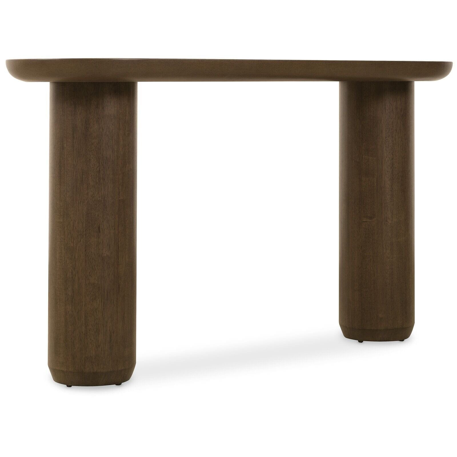 Henman Walnut Oval Console Table Furniture