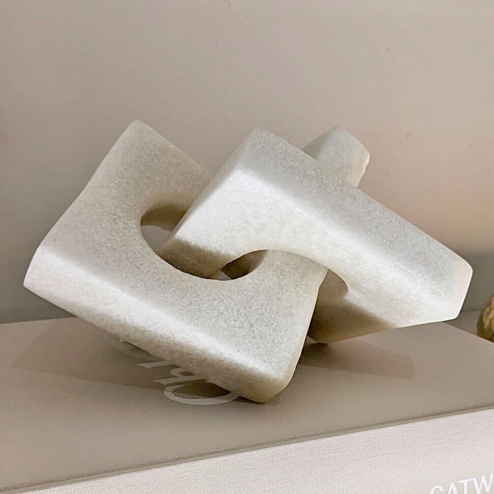 Honey Natural Stone Link Decorative Ornament Accessories