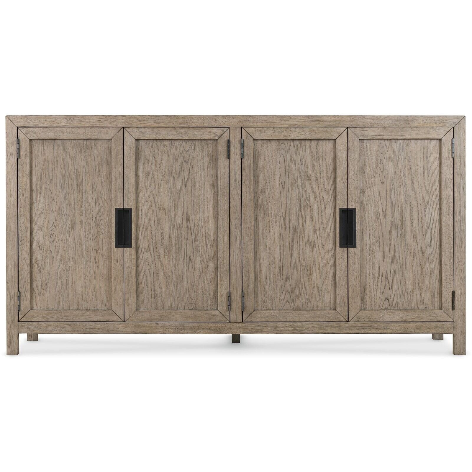 Hudson Greige Wooden 4 Door Sideboard Furniture
