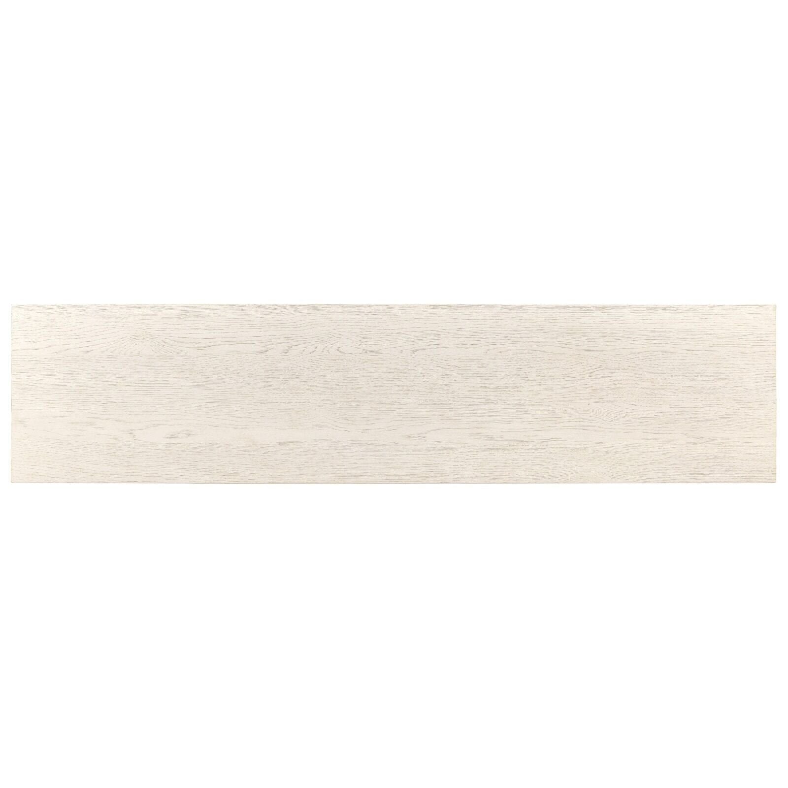 Hudson White Washed Wood Console Table Furniture