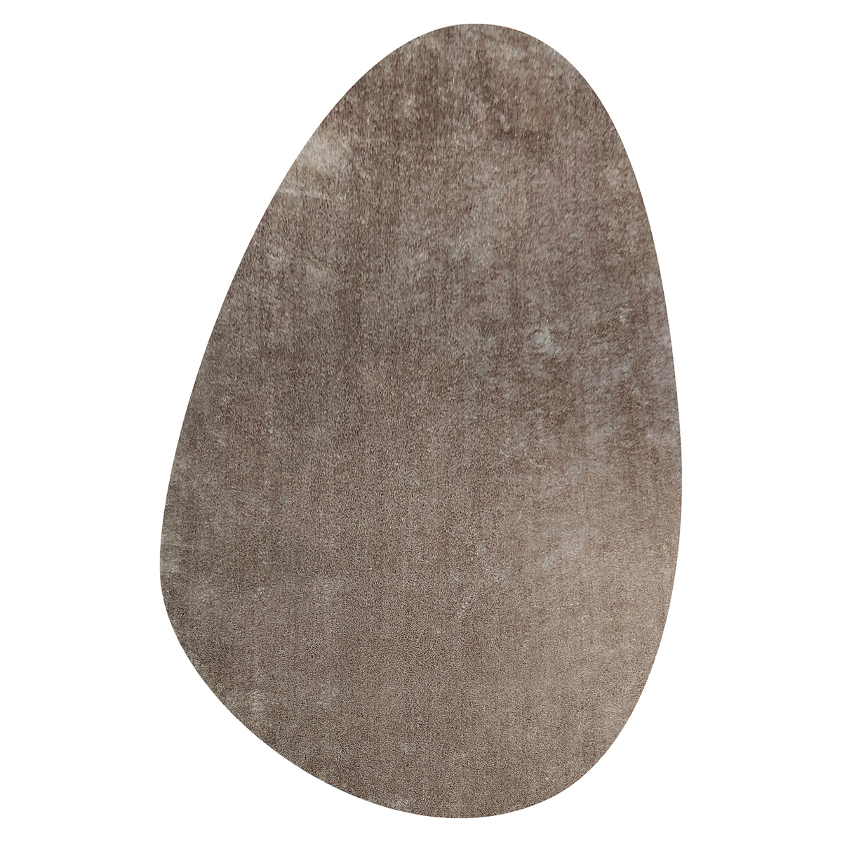 Lowen Luxury Brown Pebble Shaped Rug