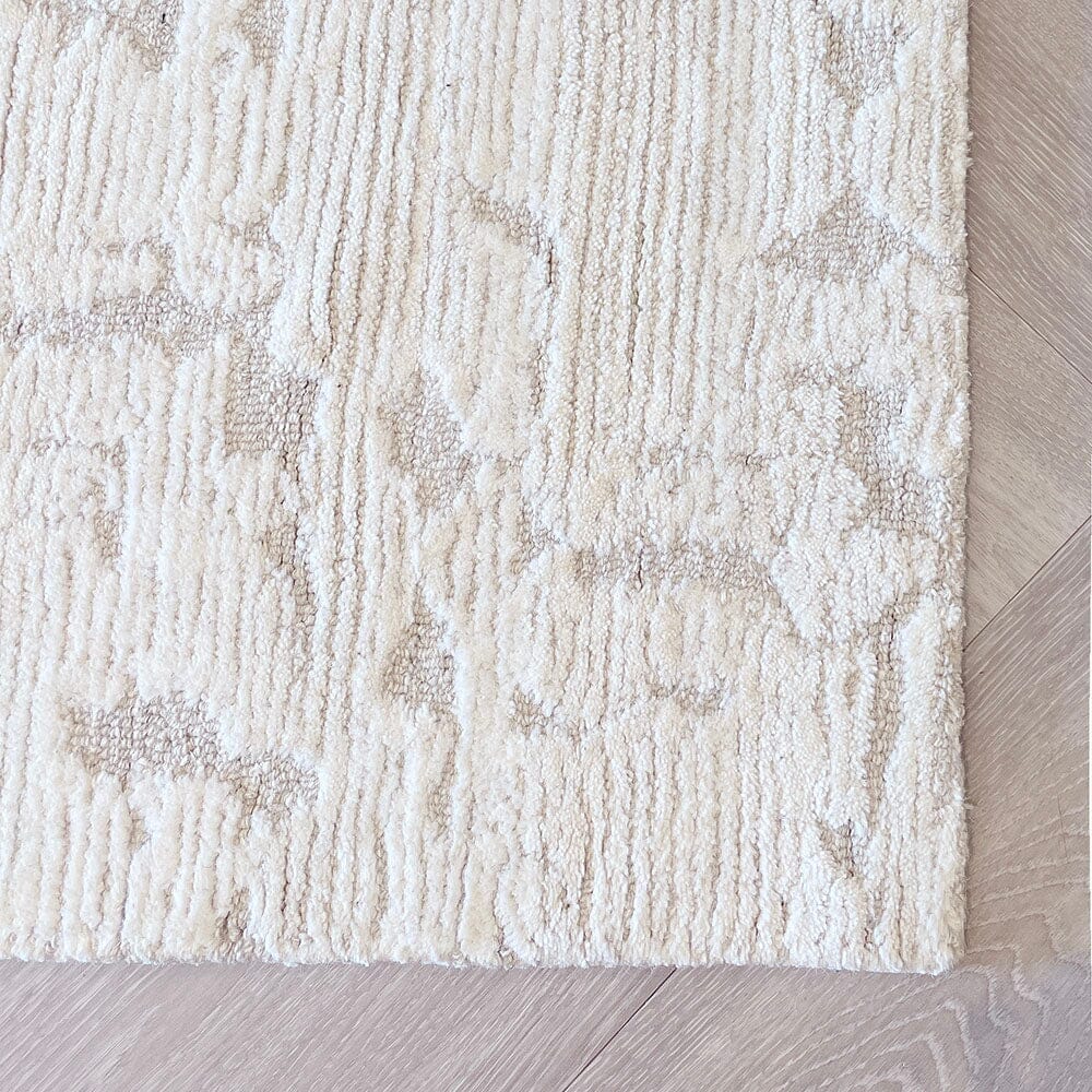 In Stock - Braelyn Ivory & Taupe Abstract Rug - 259 x 351cm