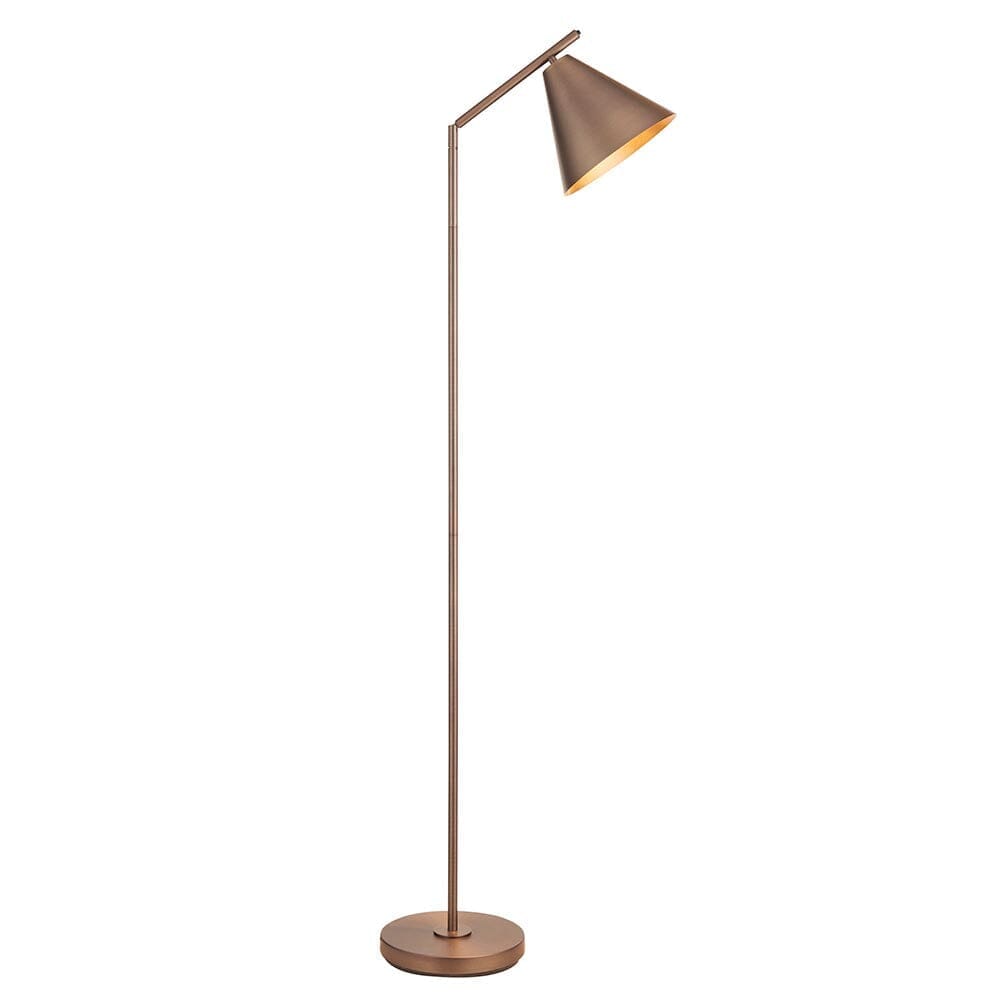 In Stock - Devonte Bronze Task Floor Lamp Lighting