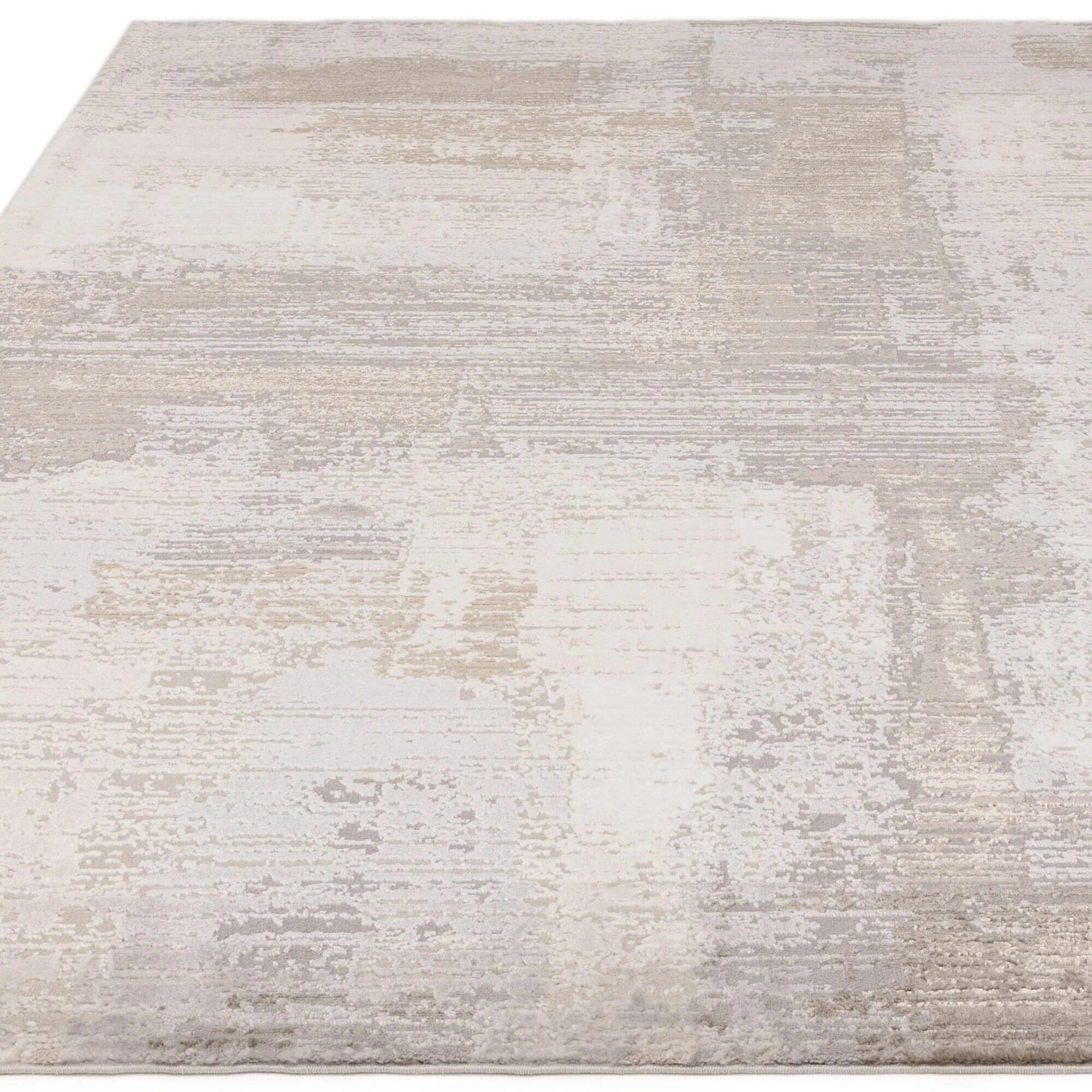 In Stock - Envie Neutral Abstract Patterned Rug- 120 x 170cm Textiles