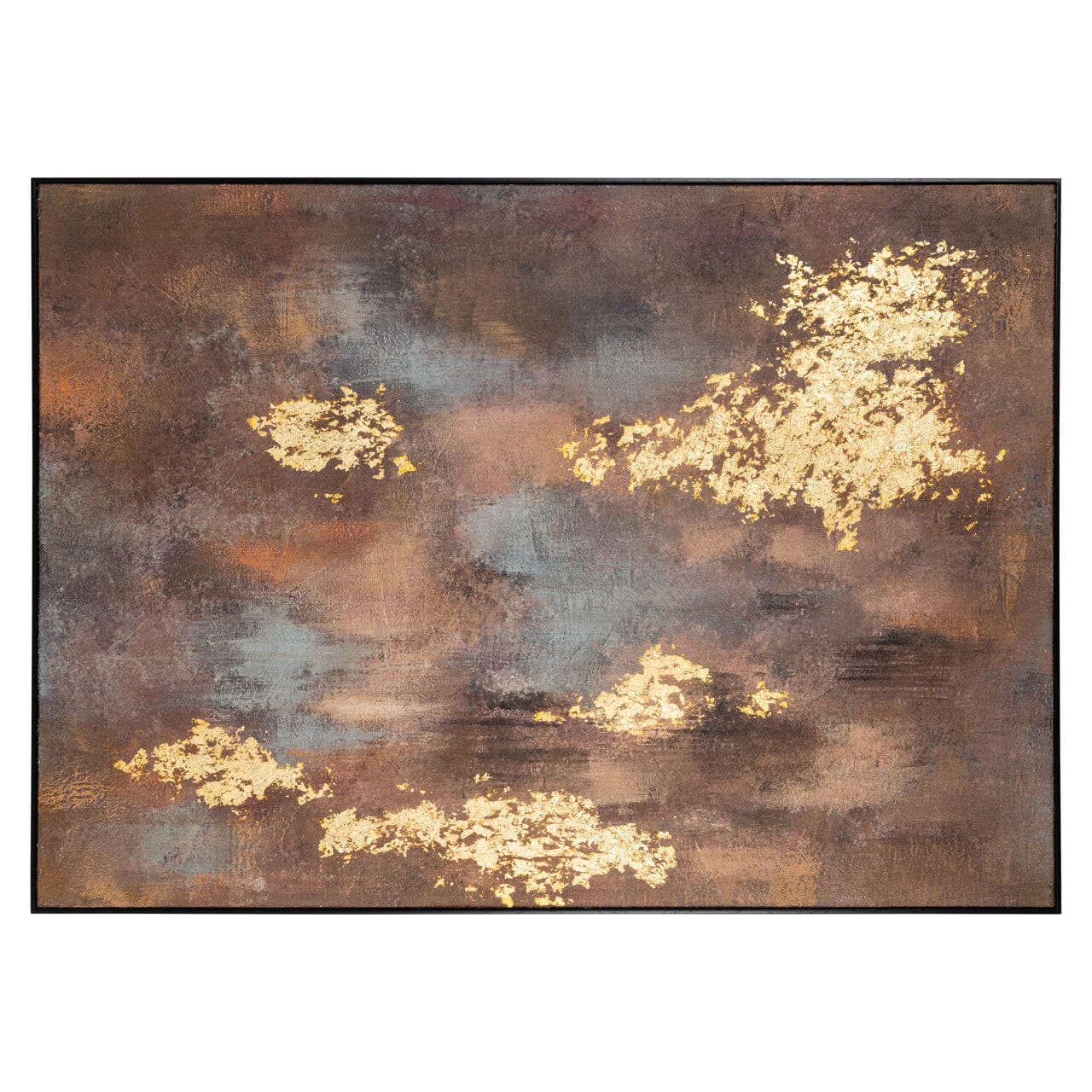 Ines Gold Foil Abstract Wall Art Accessories