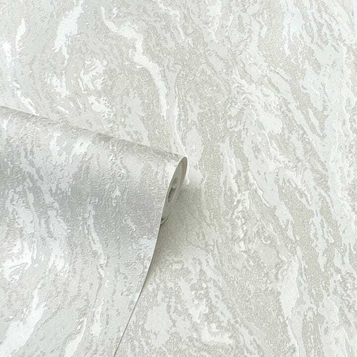 Inglot Cream Marble Patterned Textured Wallpaper Home Improvement