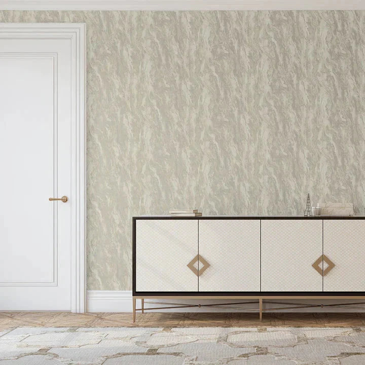 Inglot Cream Marble Patterned Textured Wallpaper Home Improvement