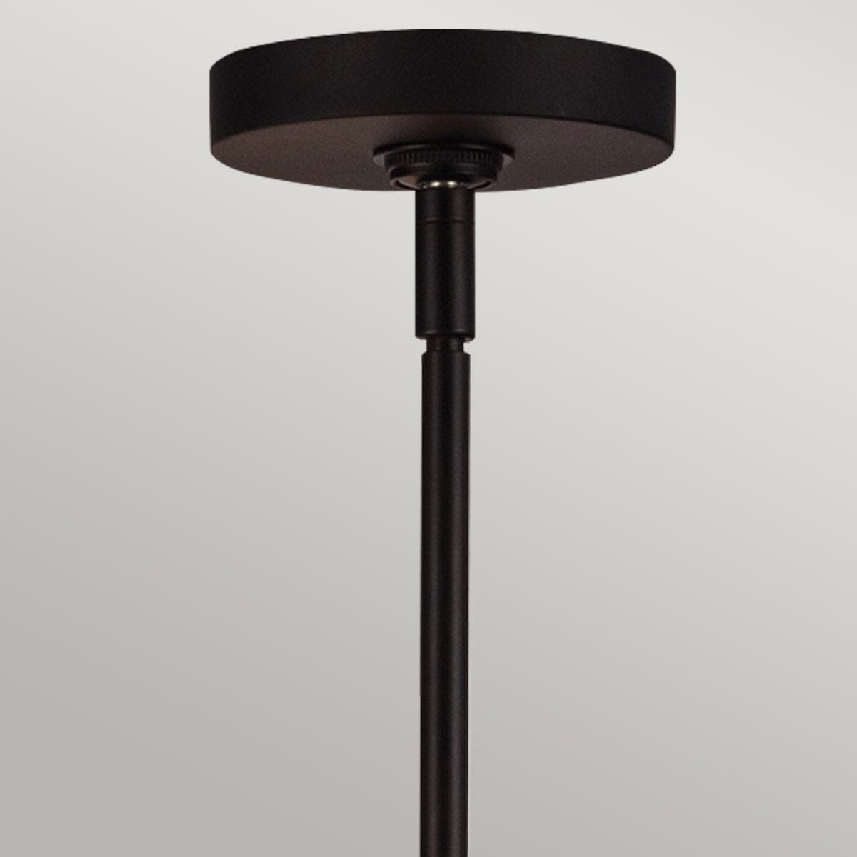 Jessica 4 Light Matte Black & Glass Chandelier Lighting