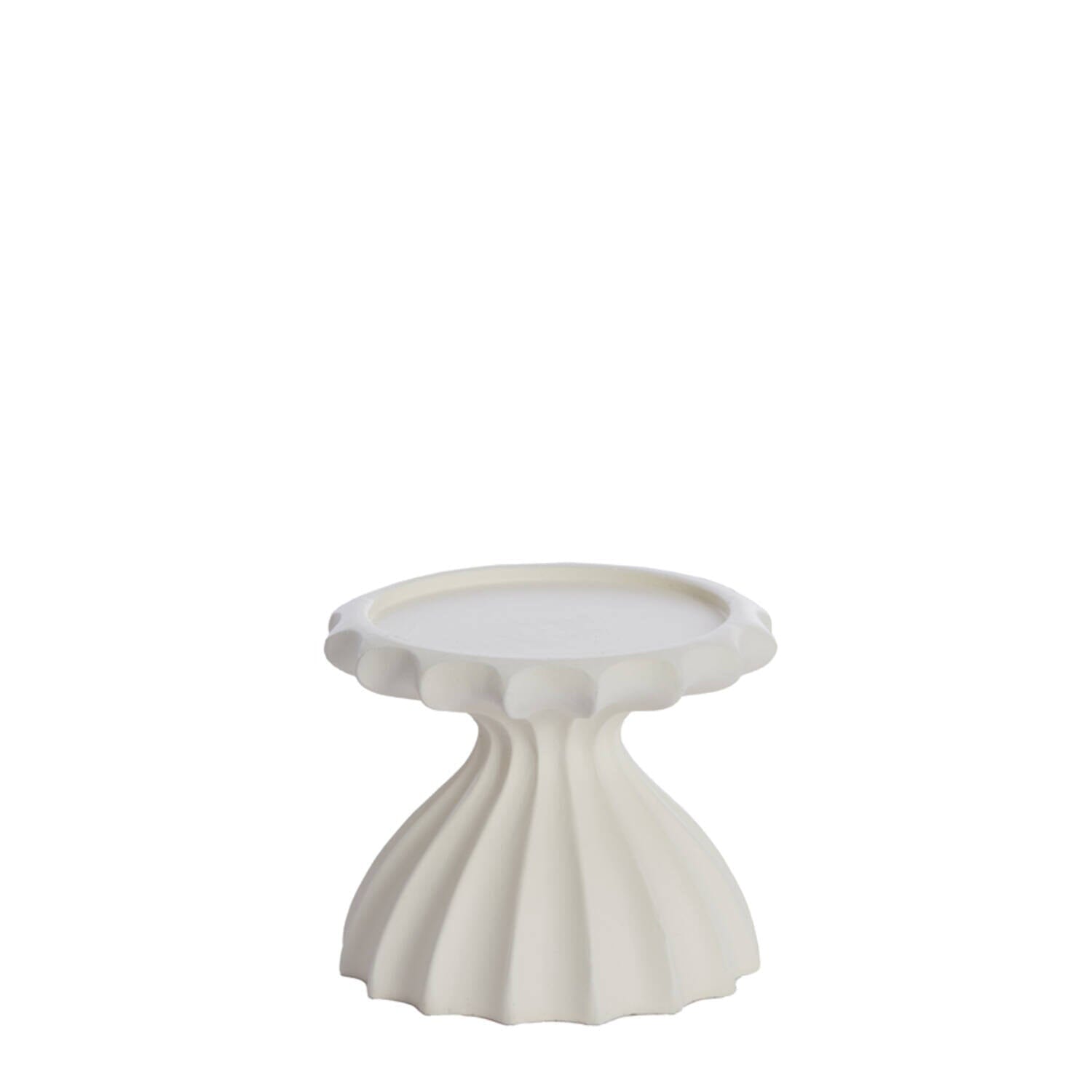 Jozette Mini White Decorative Candle Holder Accessories