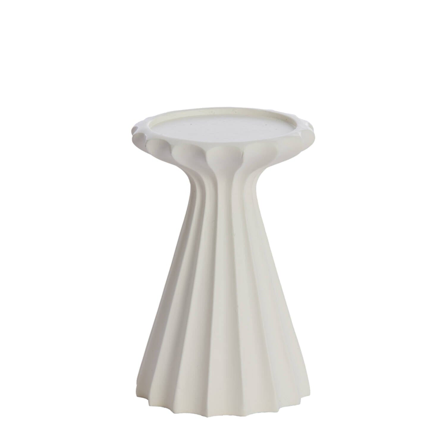 Jozette White Decorative Candle Holder Accessories