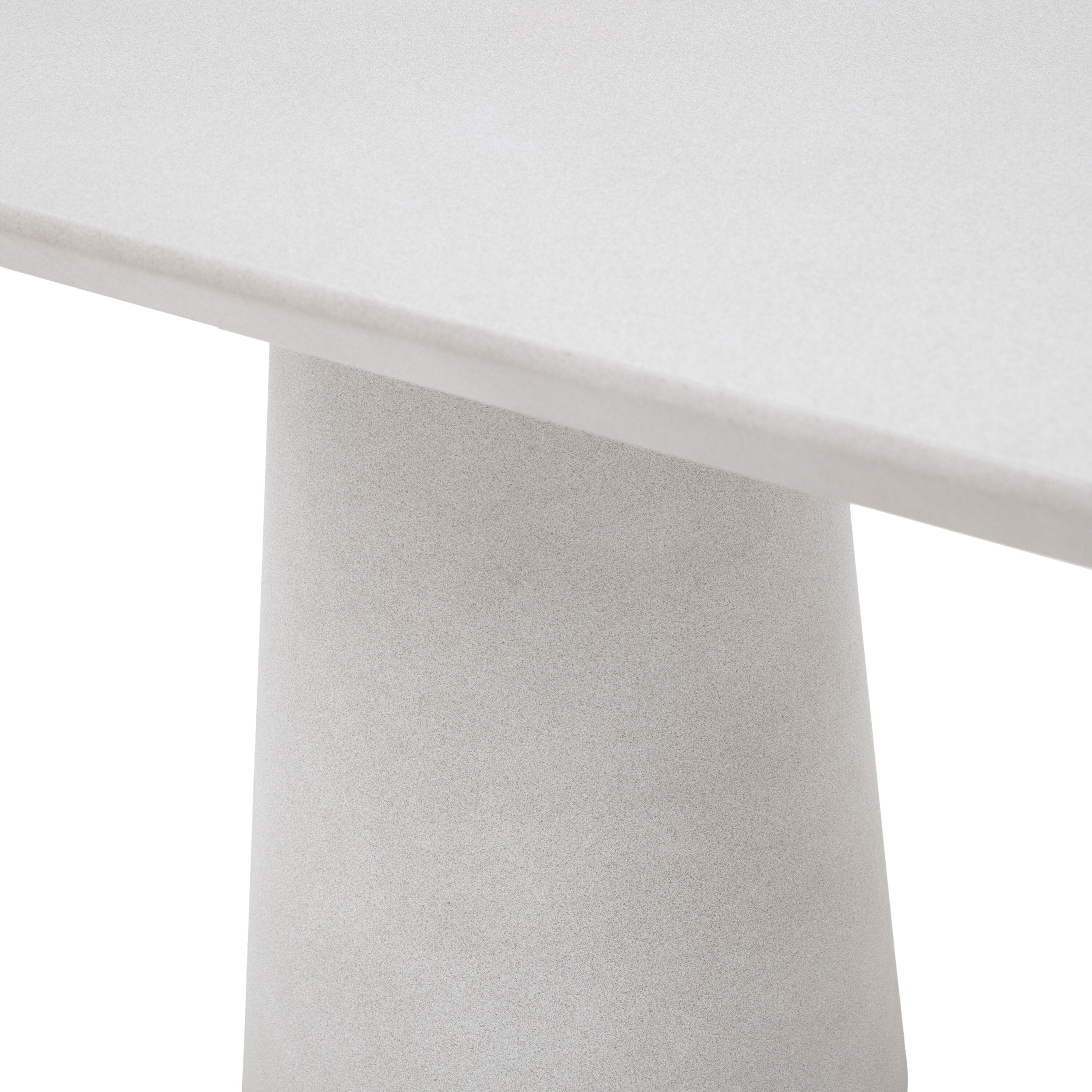 Katrina Concrete Indoor/Outdoor Oval Dining Table Furniture