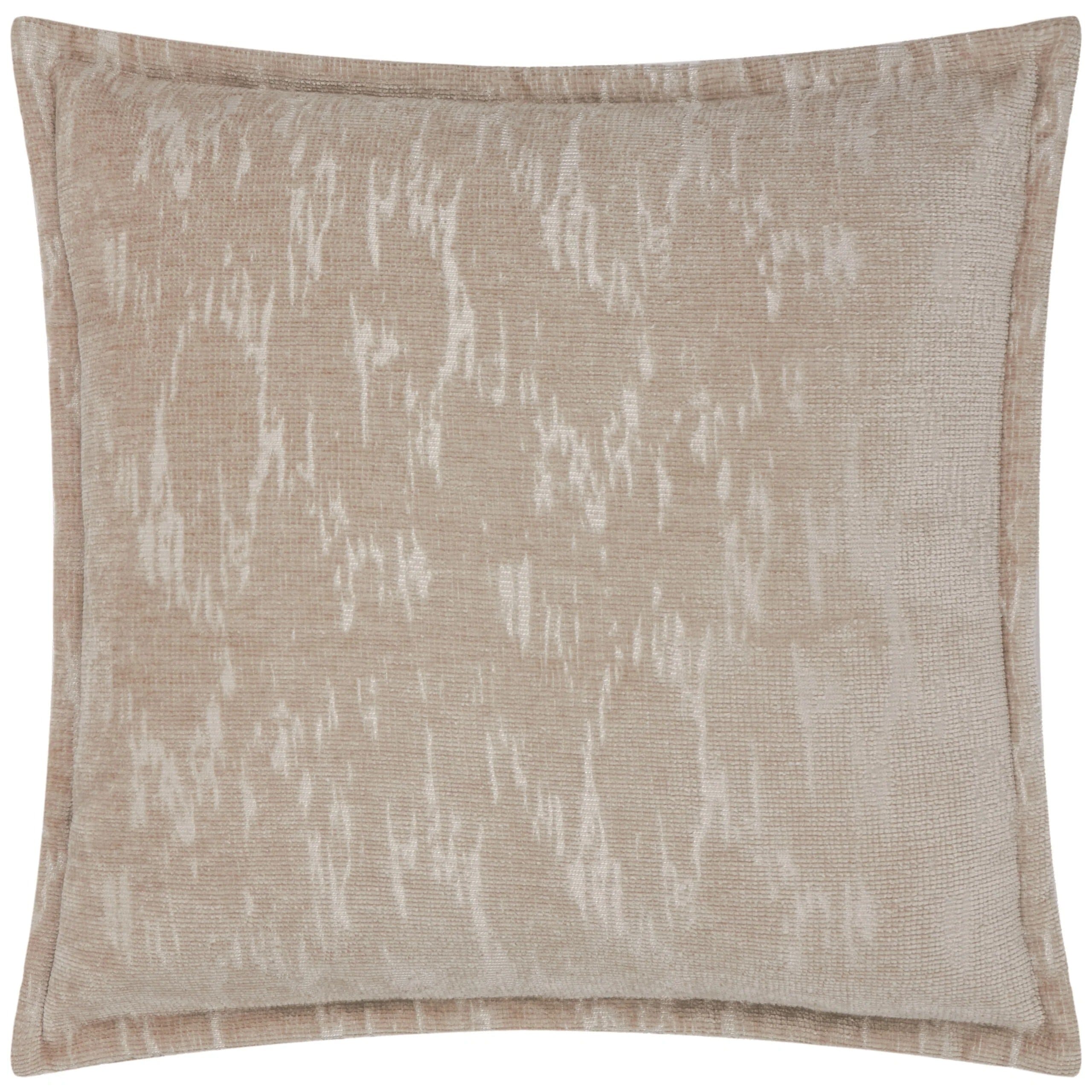 Katy Mink Chenille Patterned Feather Filled Cushion - 45x45cm Textiles