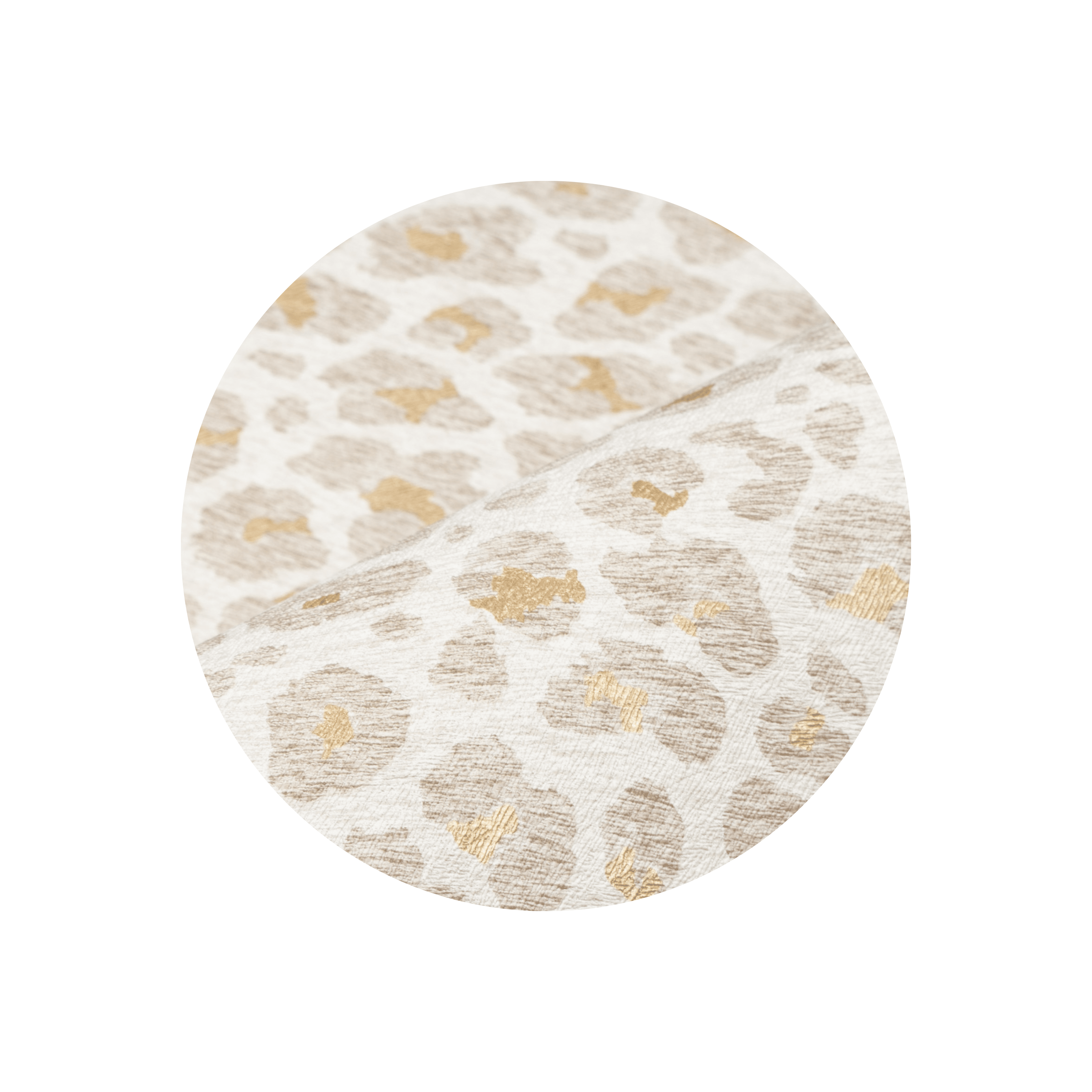Kenzie Cream Leopard Print Wallpaper Sample Sample