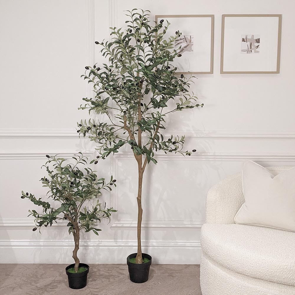 Large Faux Potted Olive Tree Accessories