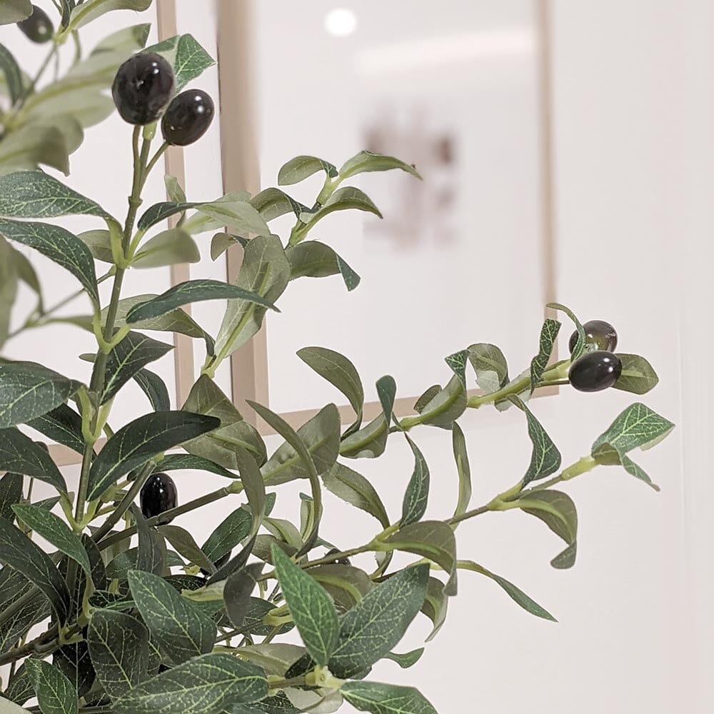Large Faux Potted Olive Tree Accessories