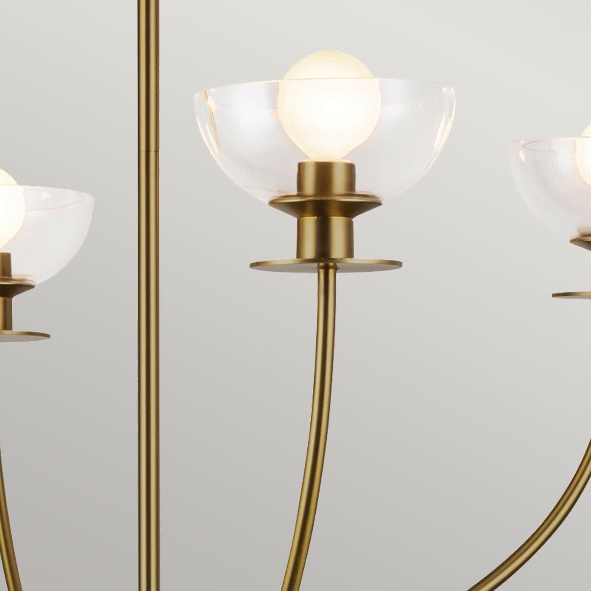 Larkspur Gold 4 Light Pendant Ceiling Light Lighting