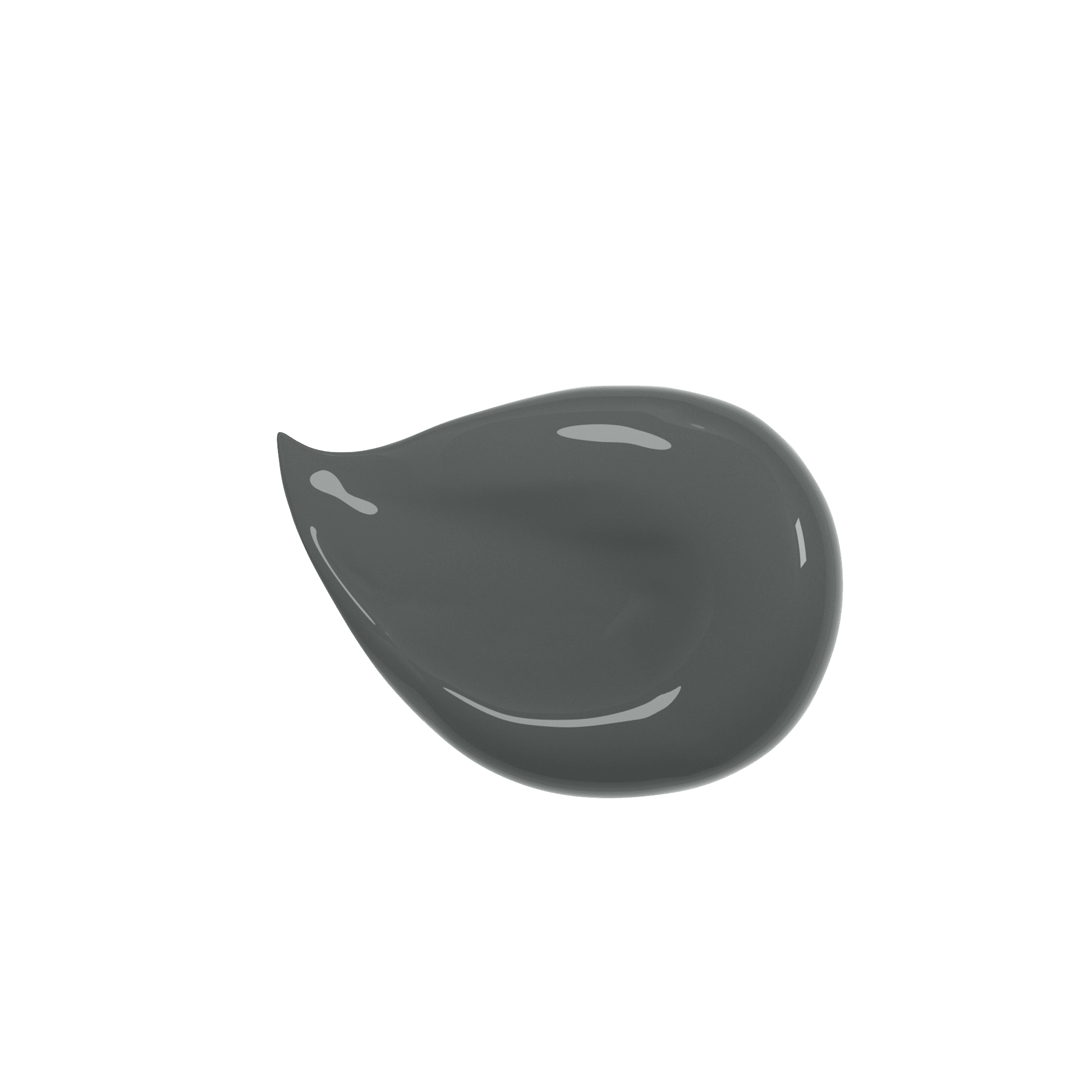 Licorice Swirl Dark Grey Walls & Ceilings Washable Flat Matt Paint - 2.5L