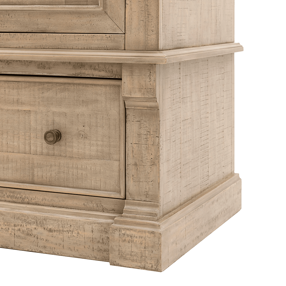 Lilliana Luxury 2 Door Wardrobe with Brass Handles Furniture