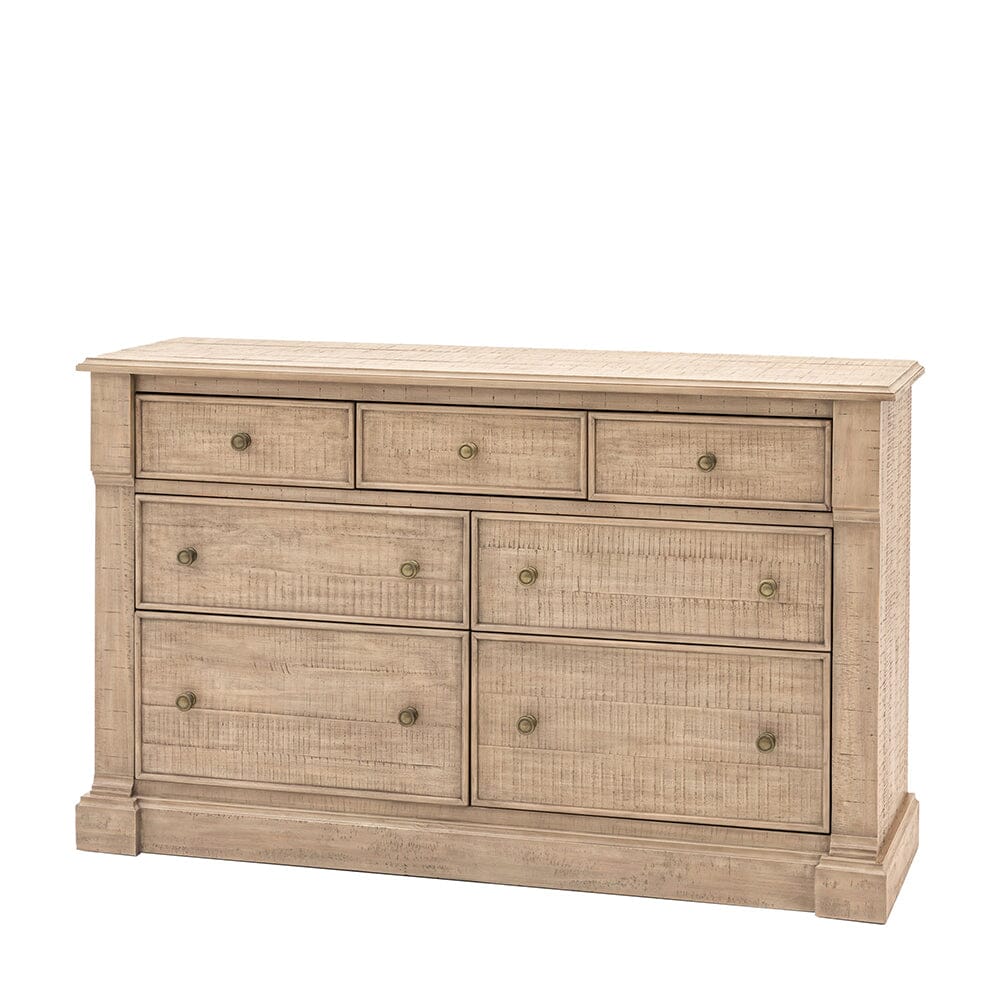 Lilliana Luxury 7 Drawer Chest with Brass Handles Furniture