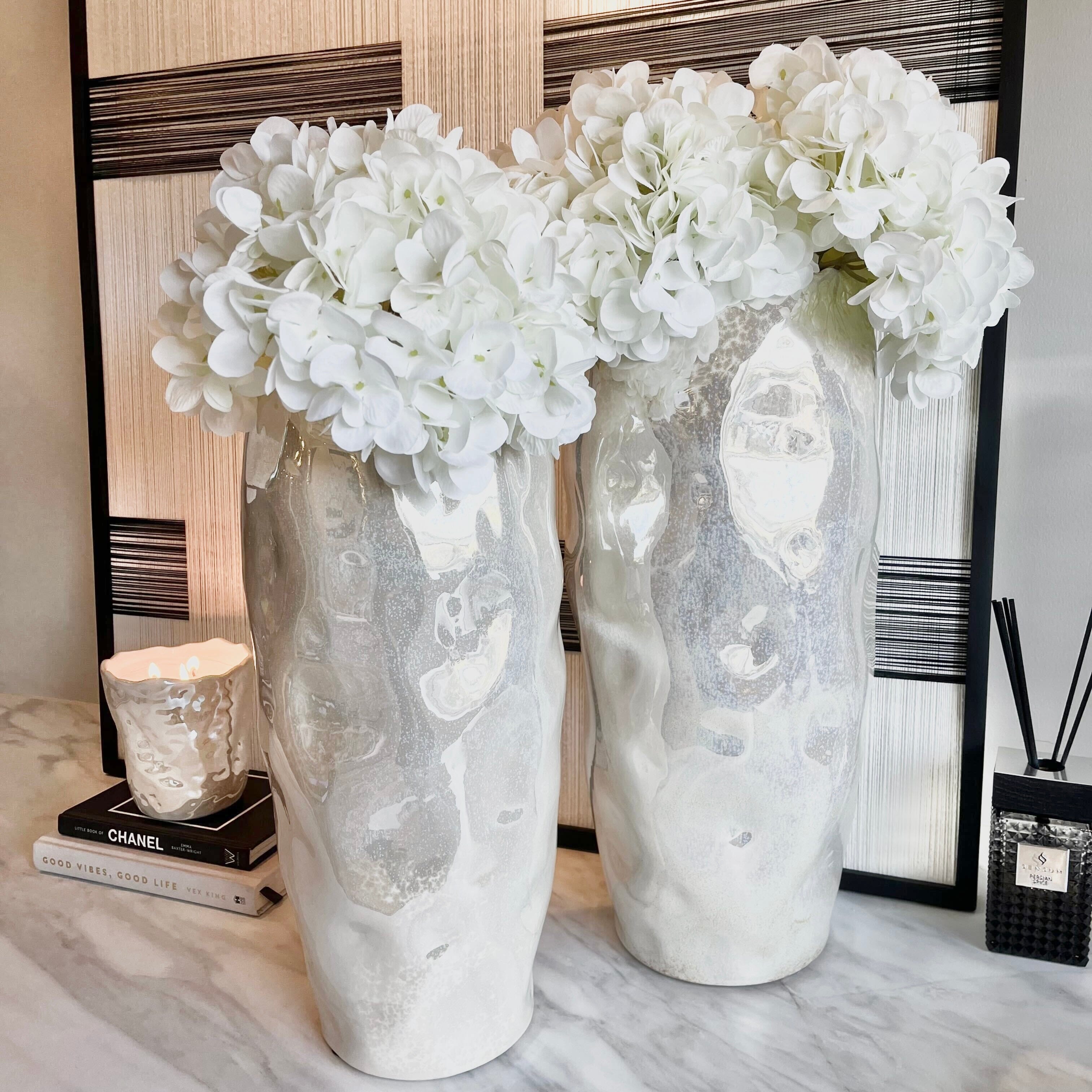 Lucienne Pearlescent Abstract Decorative Vase Accessories