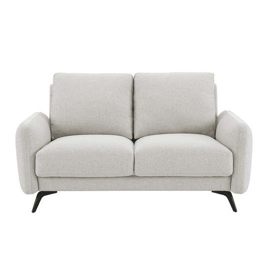 Lucinda Oatmeal Textured Fabric 2 Seater Sofa Sofa