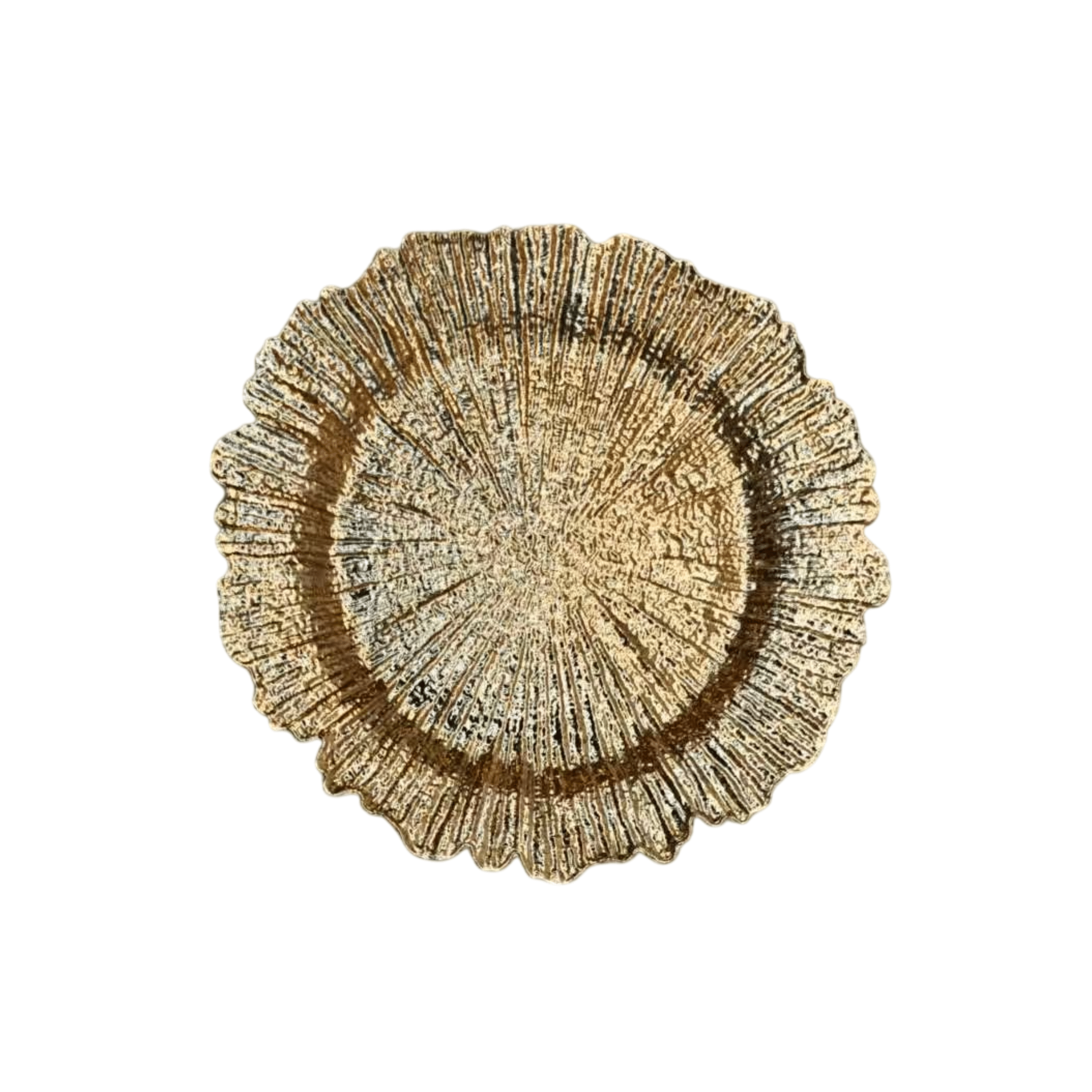 Maisie Gold Coral Charger Plate Accessories