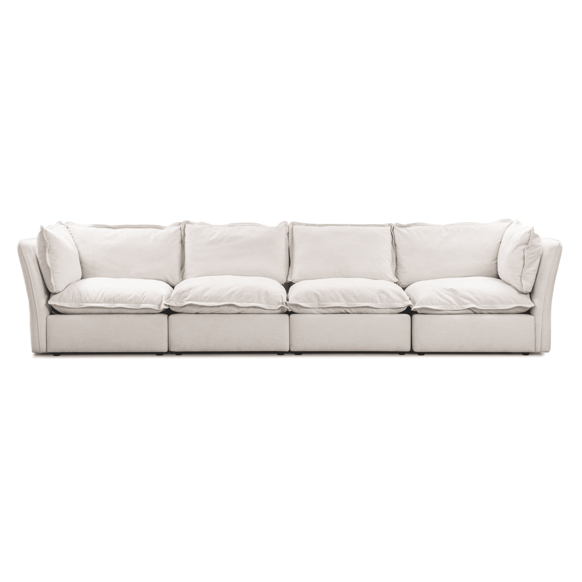 Mallow Coastal Weave Linen 4 seater Sofa Sofa