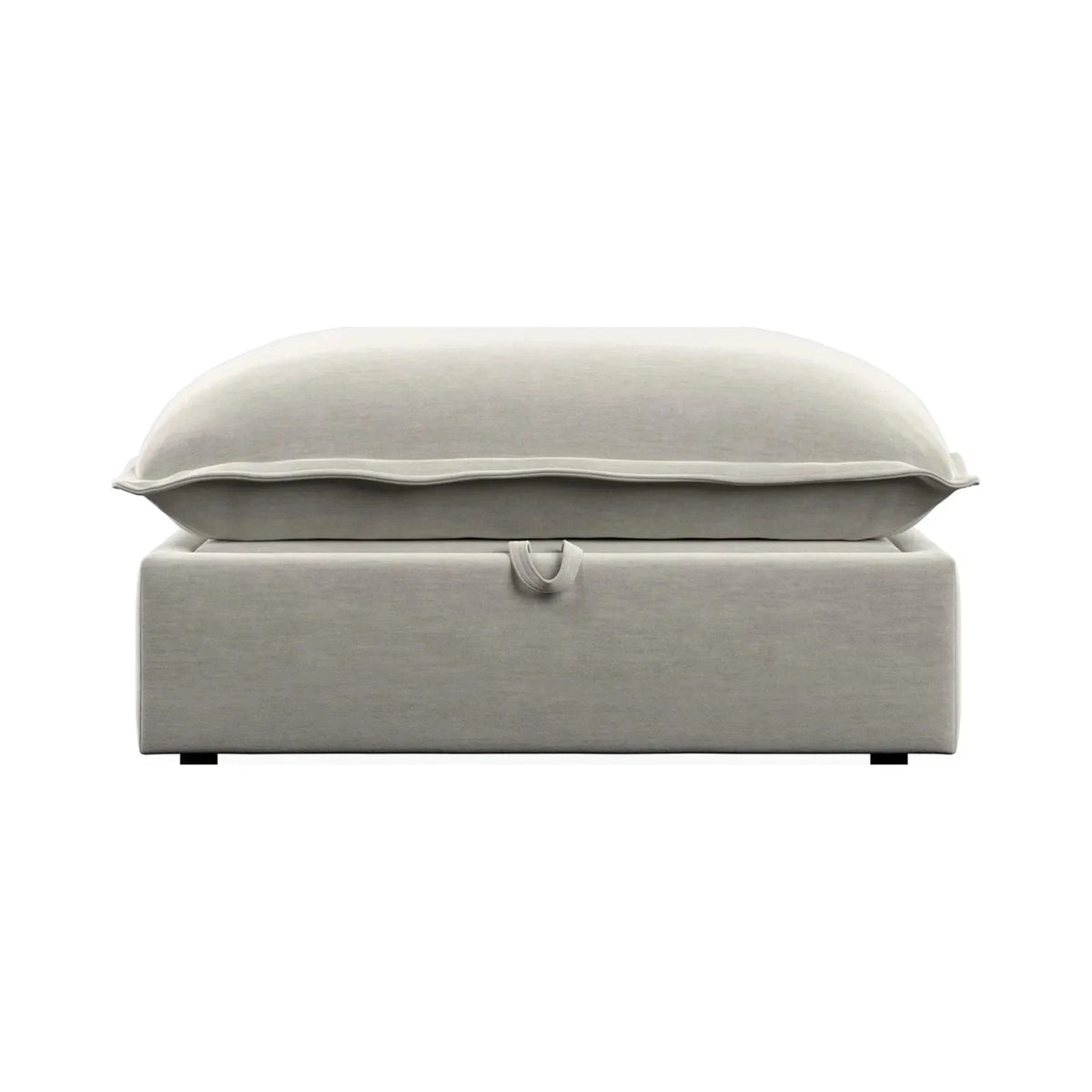 Mallow Coastal Weave Linen Storage Footstool Sofa