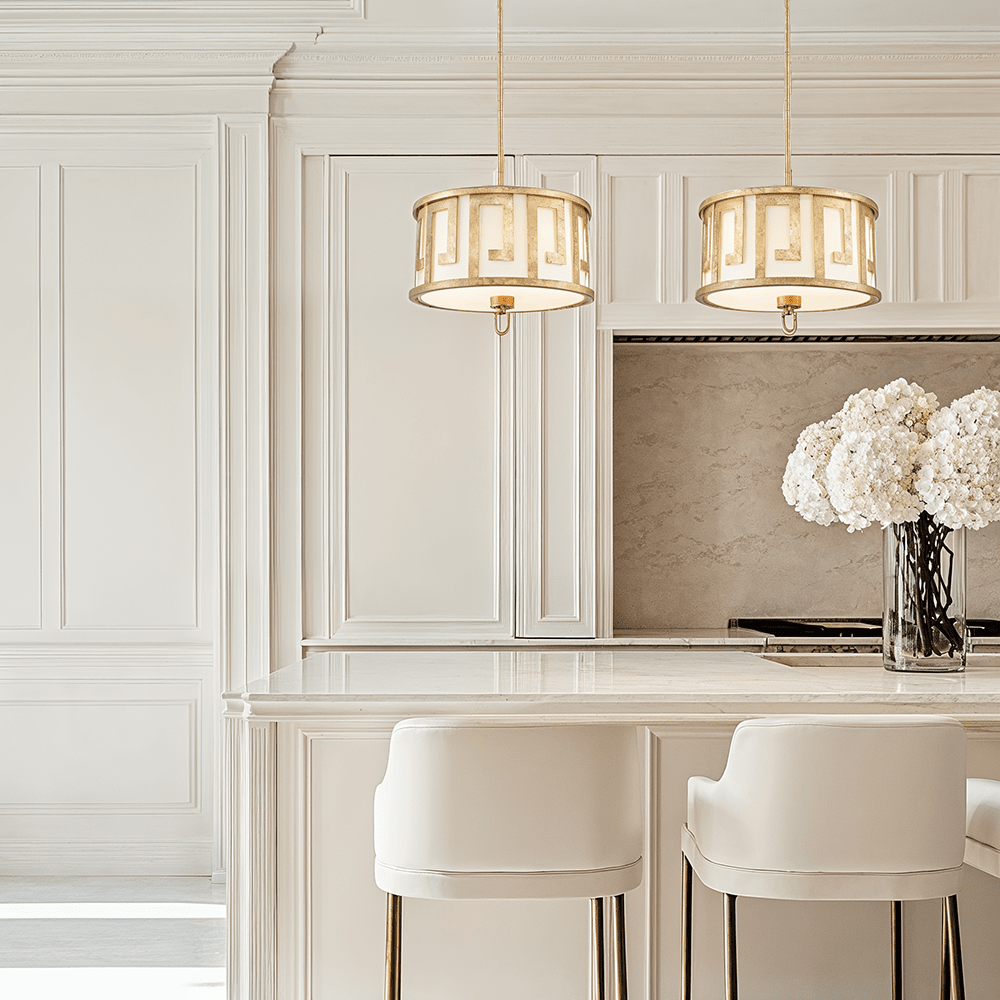 Margot Gold Medium Height Adjustable Pendant Ceiling Light Lighting