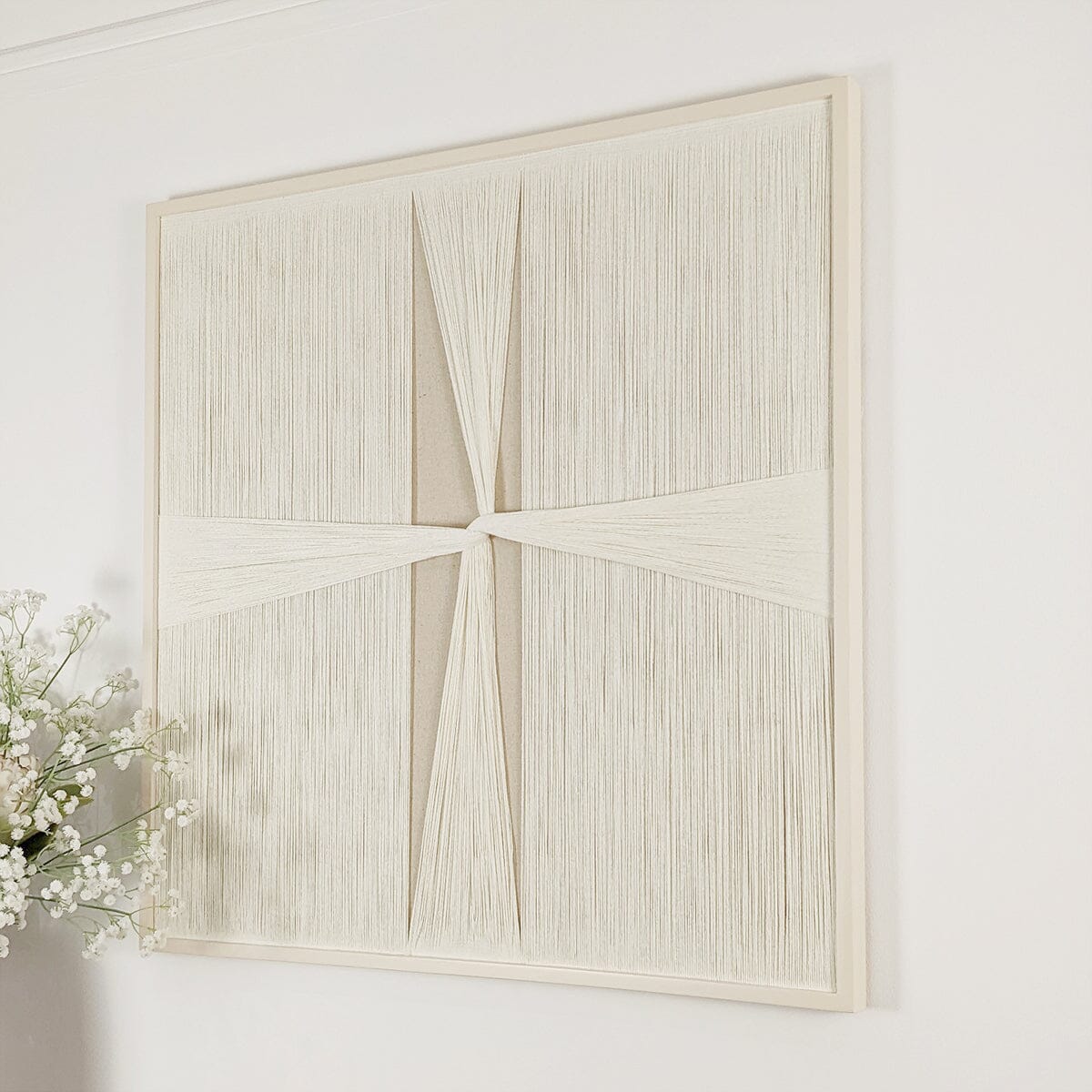 Maris Taupe & Cream Woven Knot Wall Art Accessories