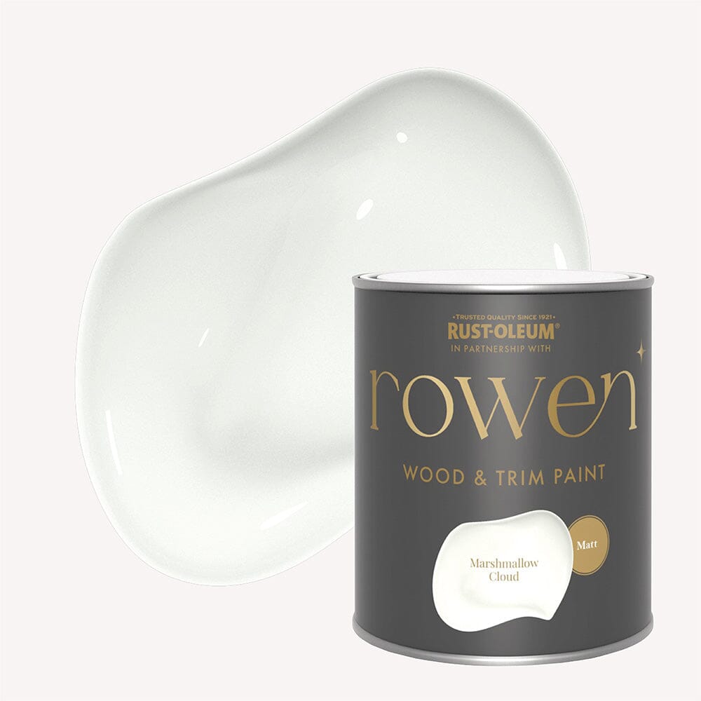 Marshmallow Cloud White Matt Wood & Trim Paint - 750ml Home Improvement