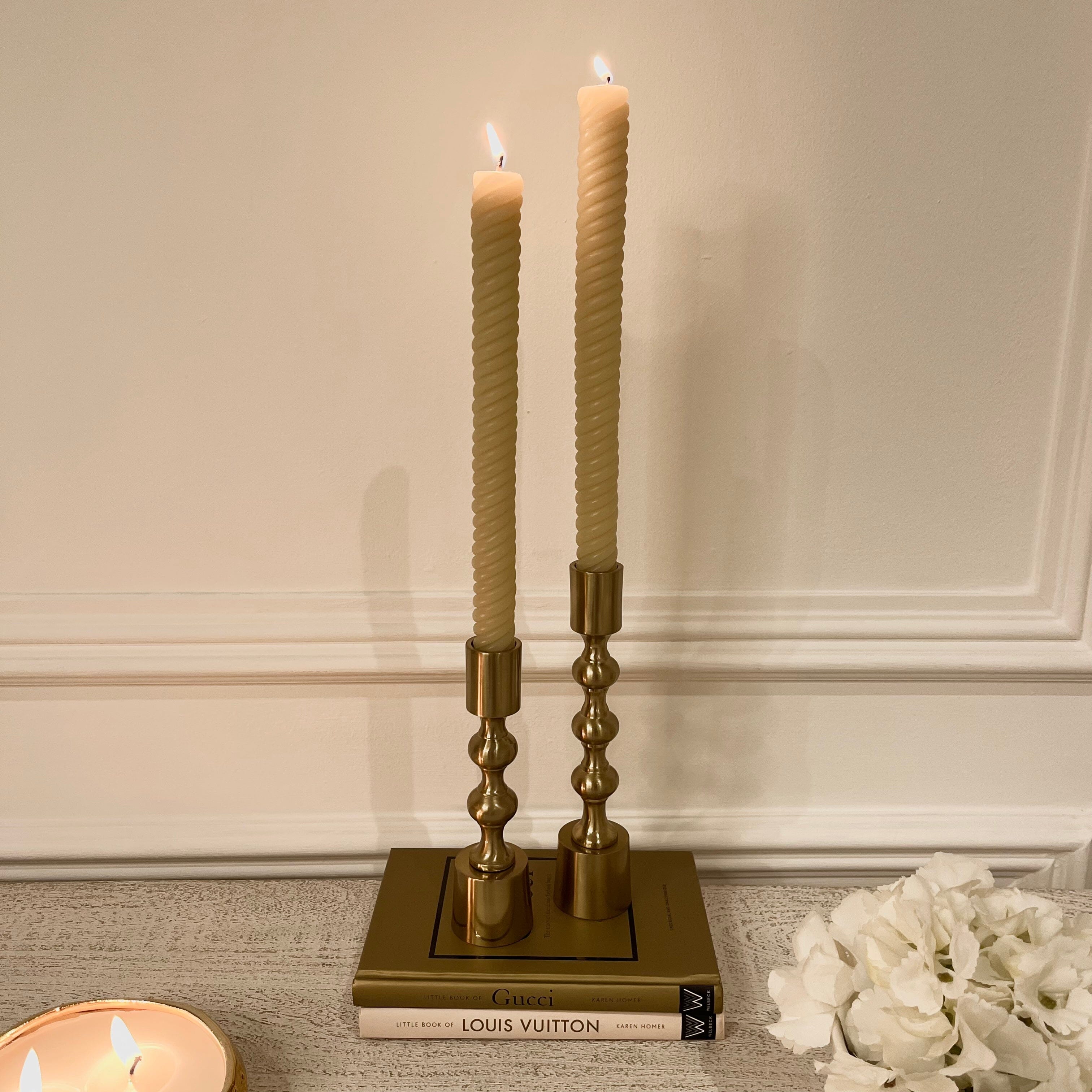 Micaela Mini Gold Decorative Candlestick Holder Accessories