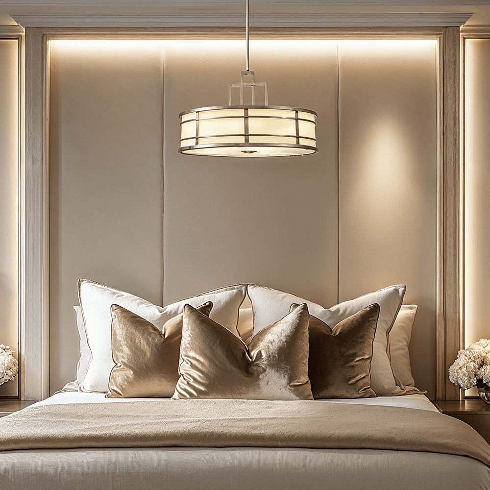 Millie Painted Brass 3 Light Pendant Ceiling Light Lighting