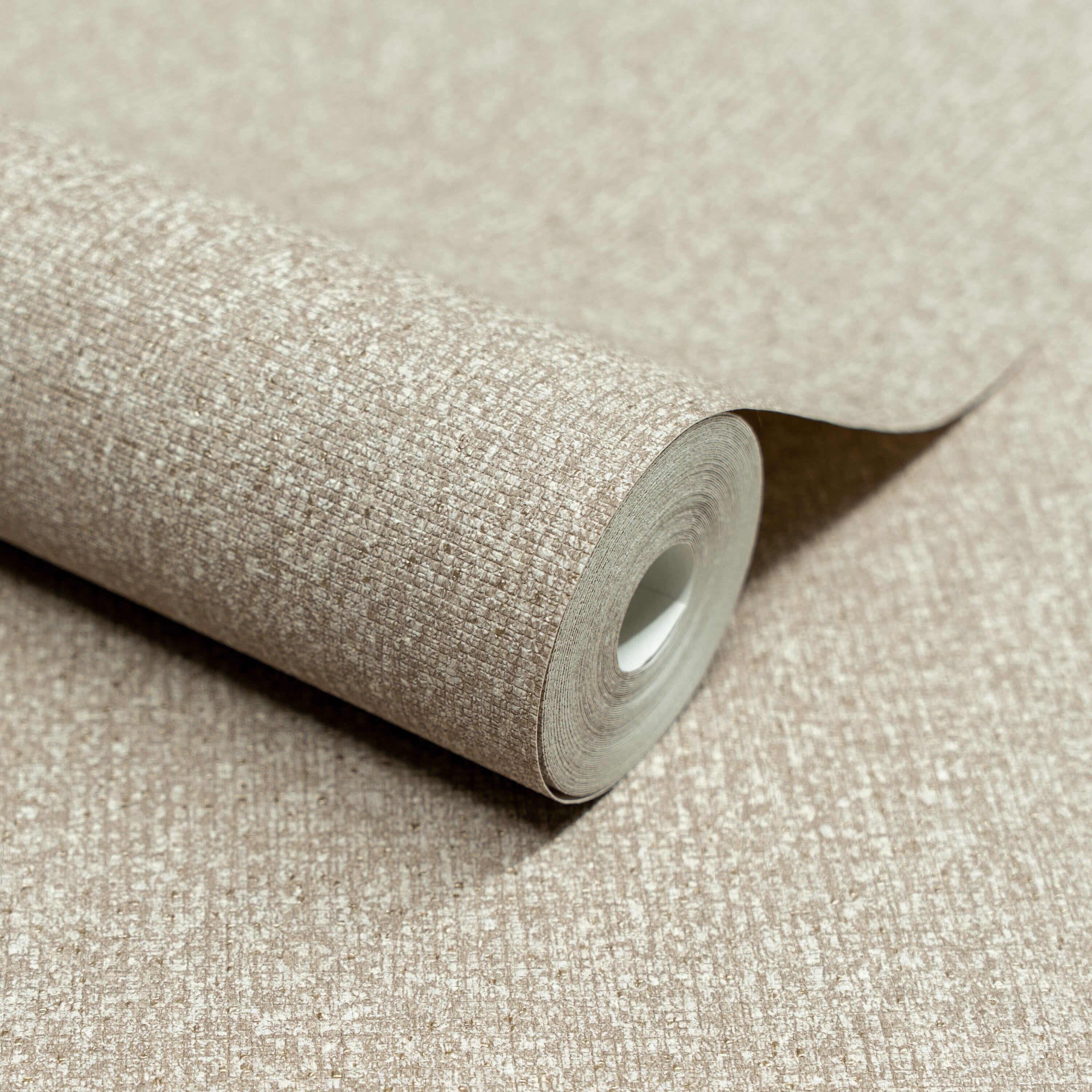 Monaco Taupe Crosshatched Wallpaper Home Improvement