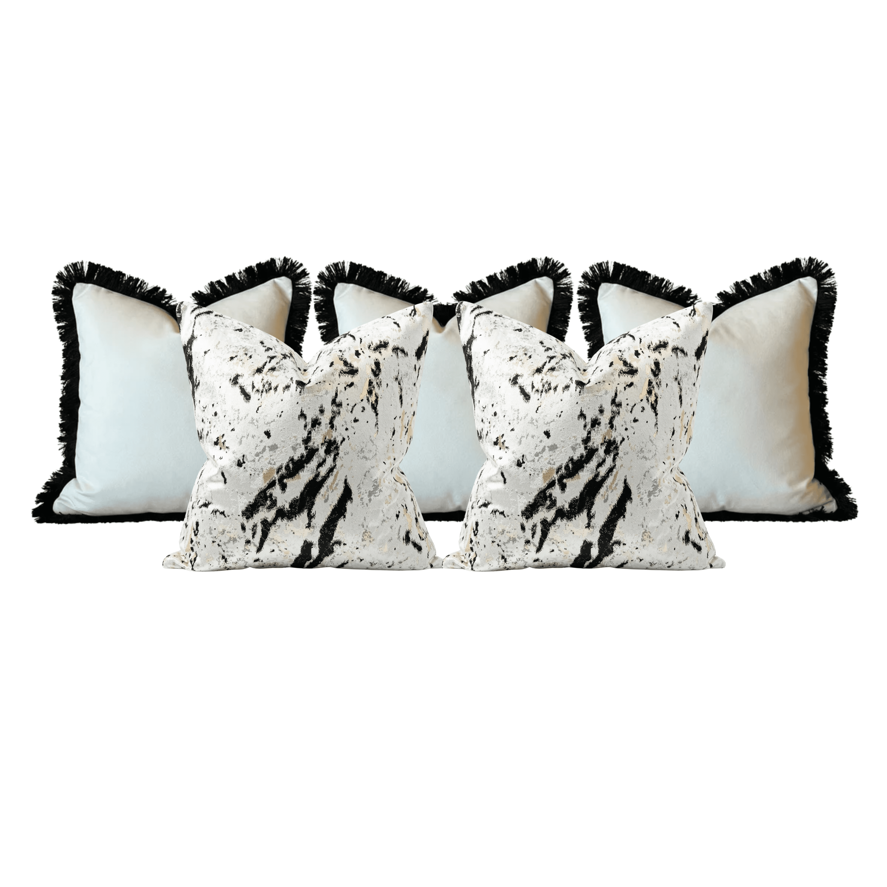 Monochrome Cushion Bundle- Set of 5