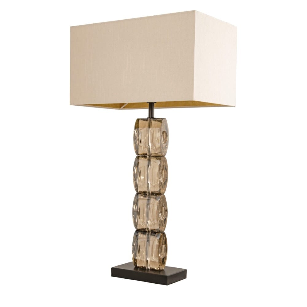 Mythos Bronze Glass Base Table Lamp Lighting