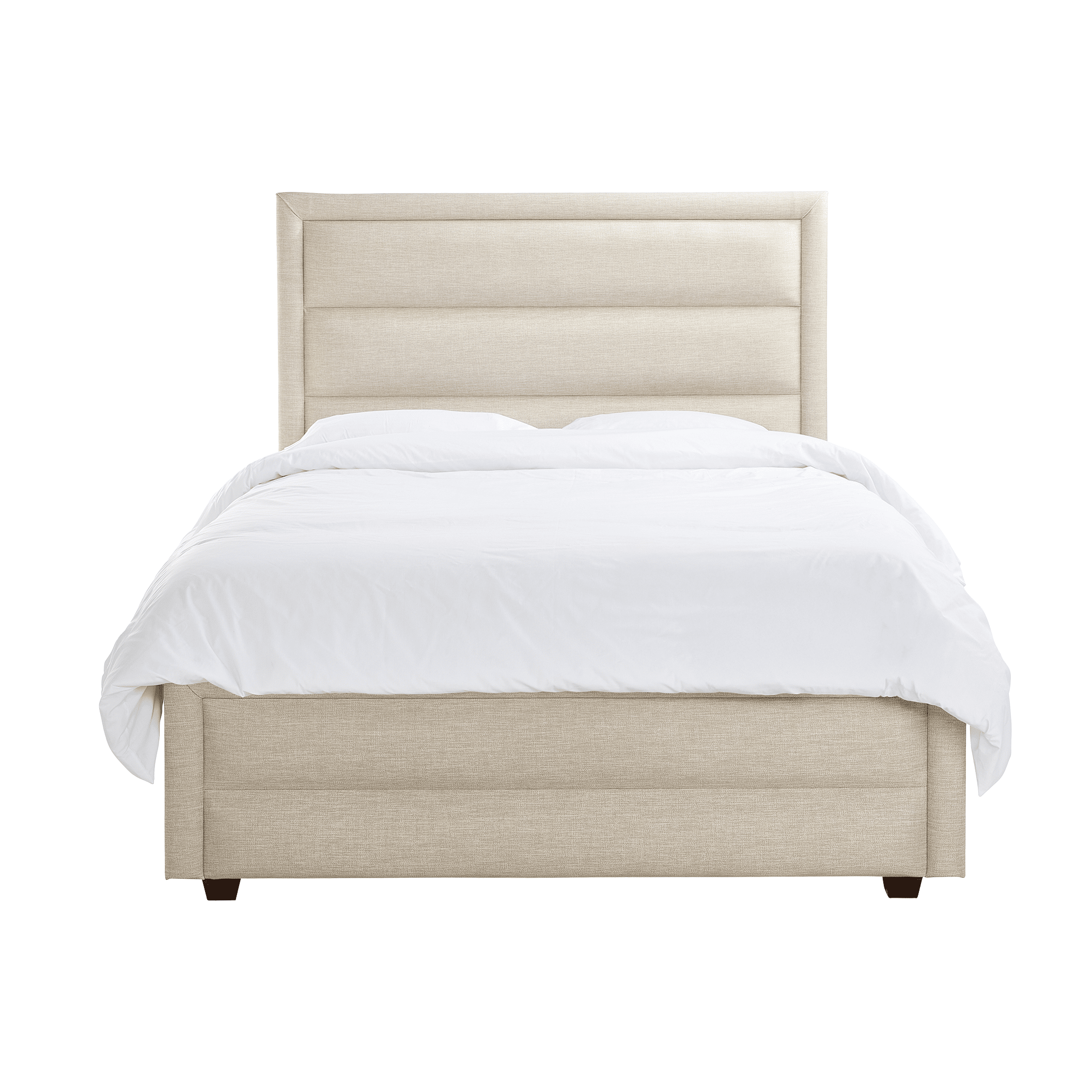 Natalia Luxury Stone Textured Upholstered Bed Beds and Headboards