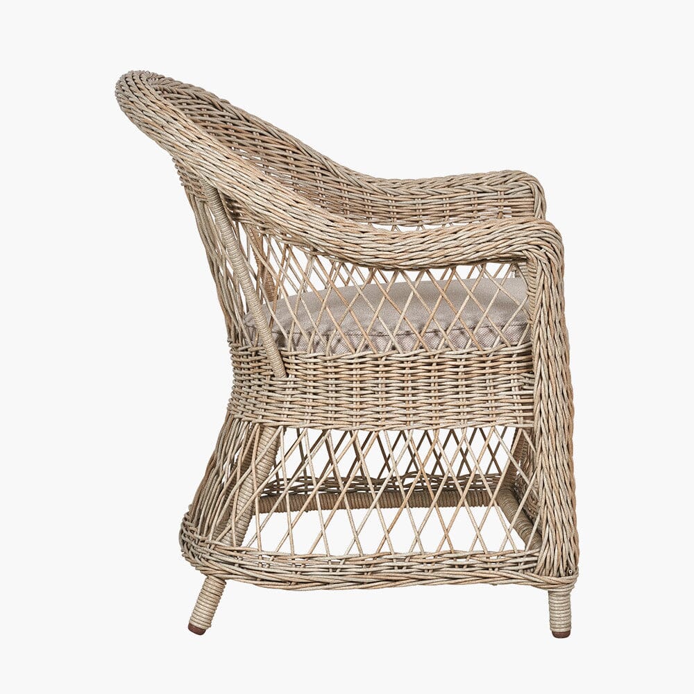 Naxos Outdoor Wicker Woven 2 Seater Dining Set Outdoor