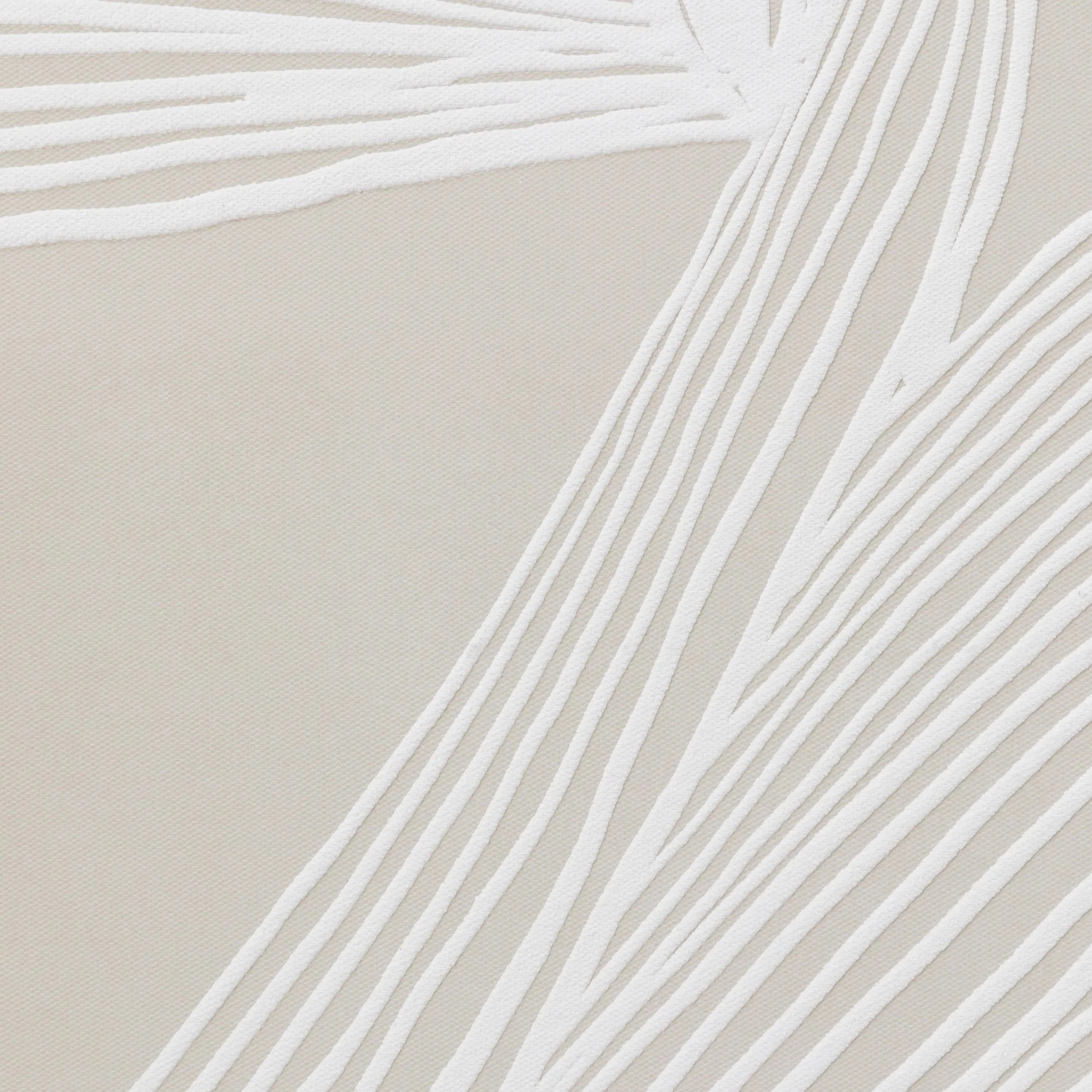 Nelly Taupe Abstract Lines Framed Wall Art - I Accessories