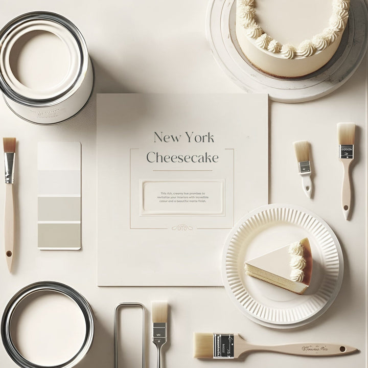 New York Cheesecake Off-White Matt Wood & Trim Paint - 750ml 
